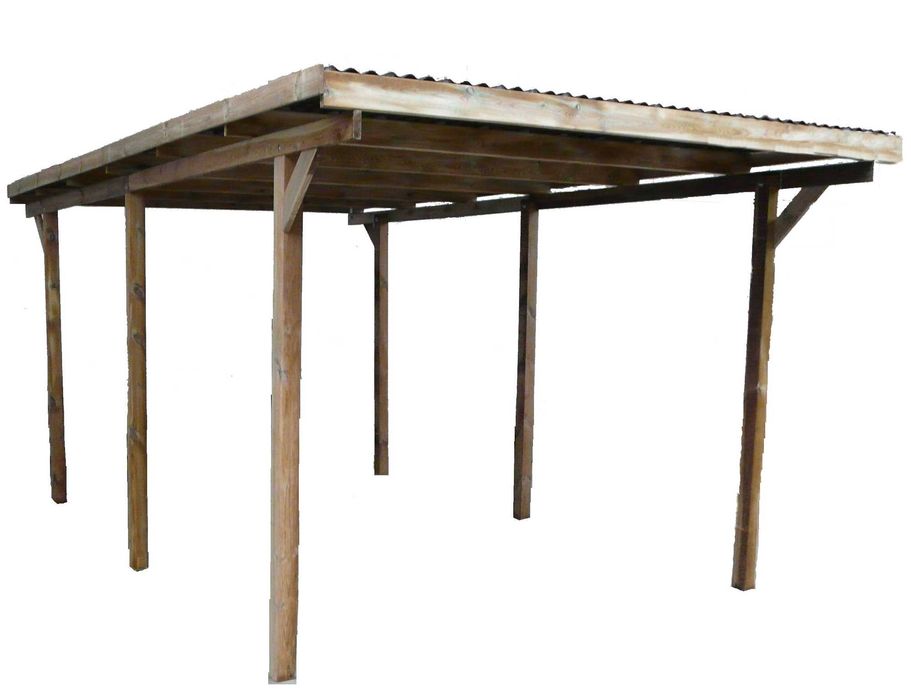 WIATA GARAŻOWA 300x500cm Carport - Płyta PVC