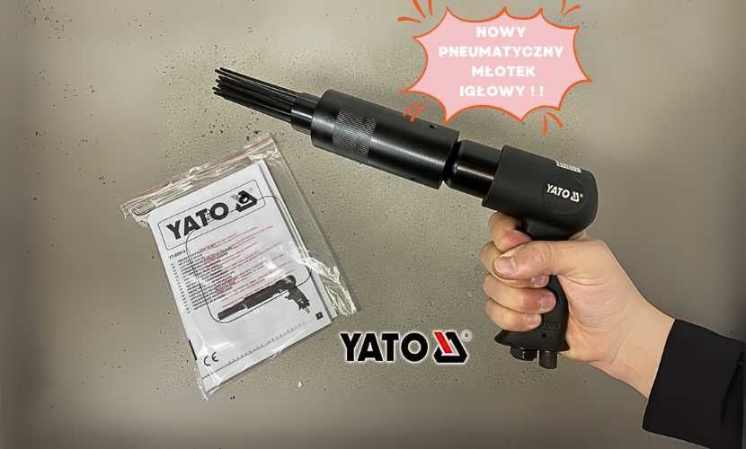 YATO młotek igłowy pneumatyczny 19 igieł 4500 rpm FV SKLEP GWARANCJA
