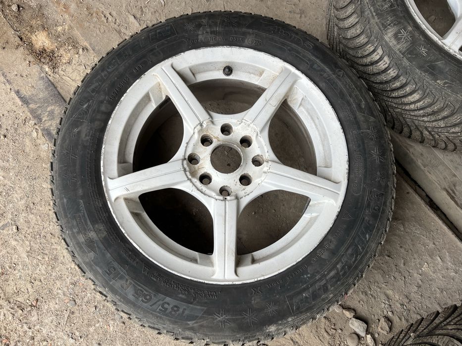 Диски та зимові шини Michelin Alpin 5, 185/65 R 15 4/100. 4/114