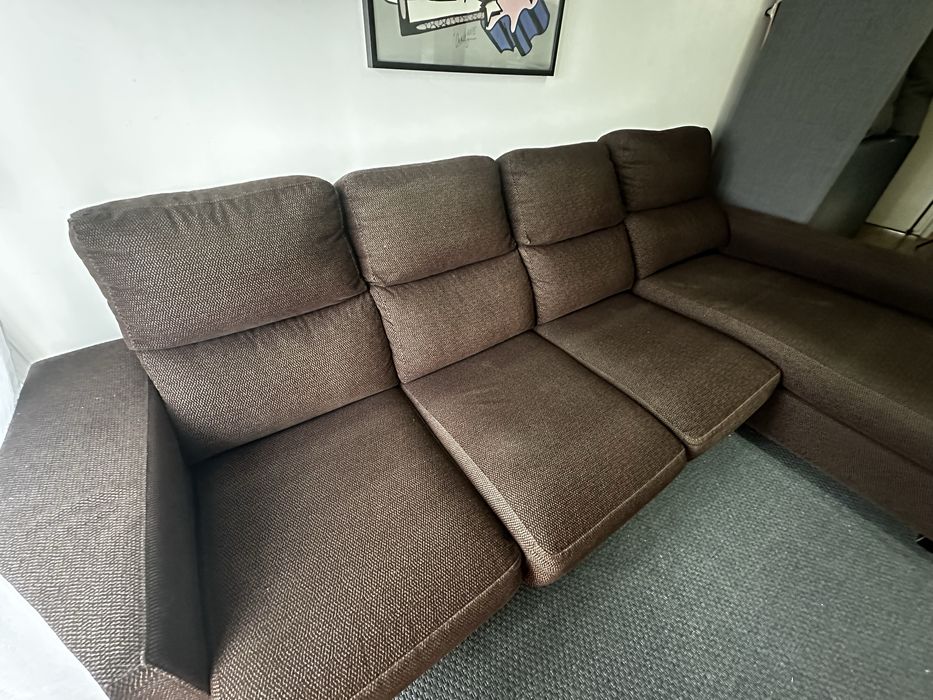 Sofa 3 lugares reclinaveis + Chaise long TOP