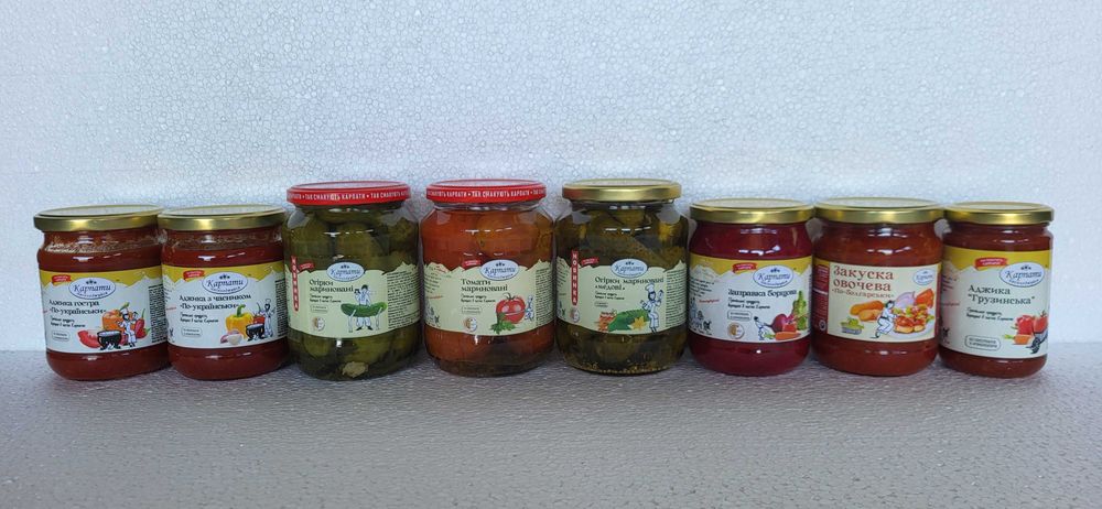 Огірок маринований, аджика, закуска, бакалія від Виробника на Гурт!