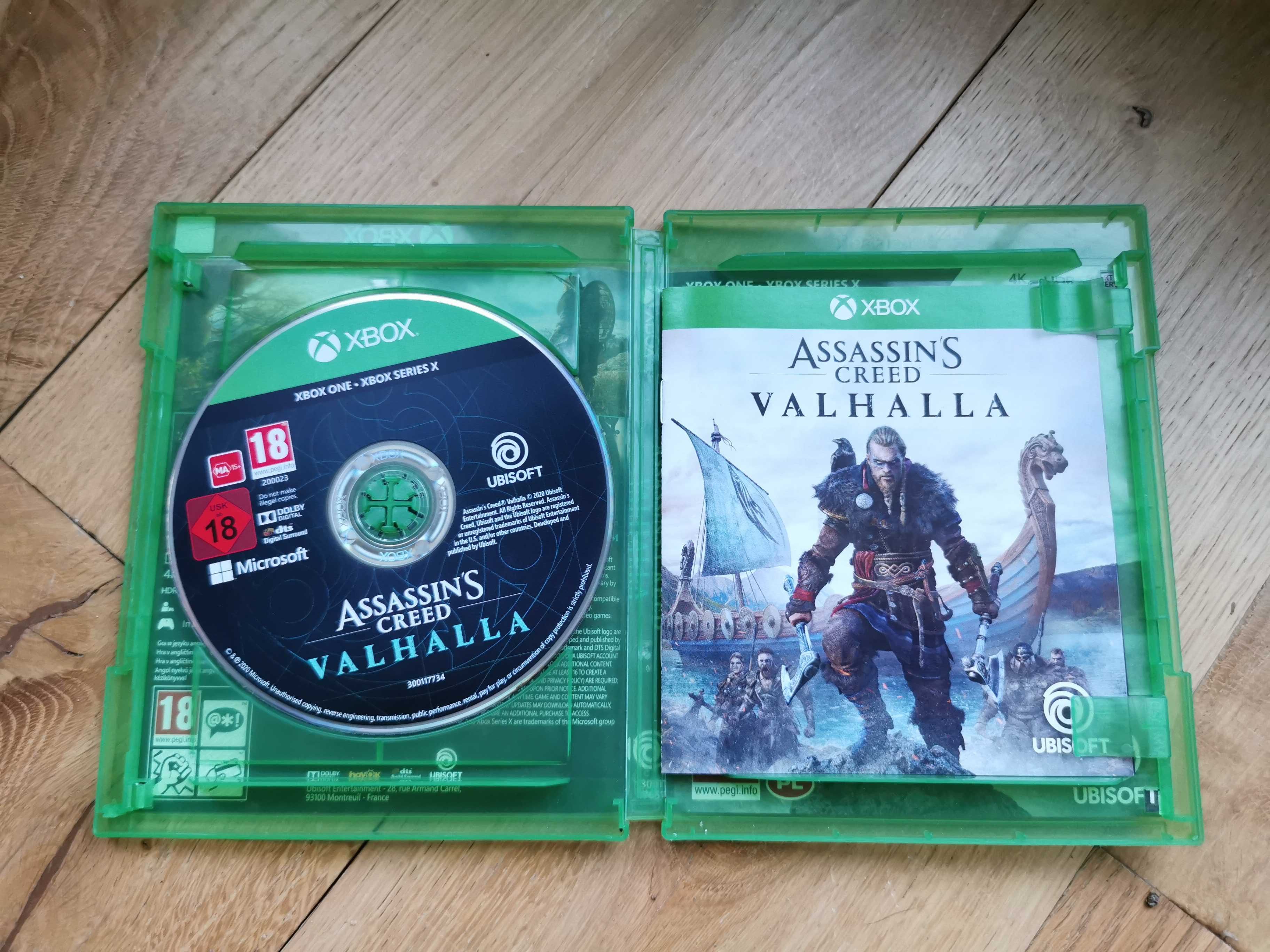 Assasin’s Creed Valhalla PL gra na Xbox One - Ładny stan, cały zestaw