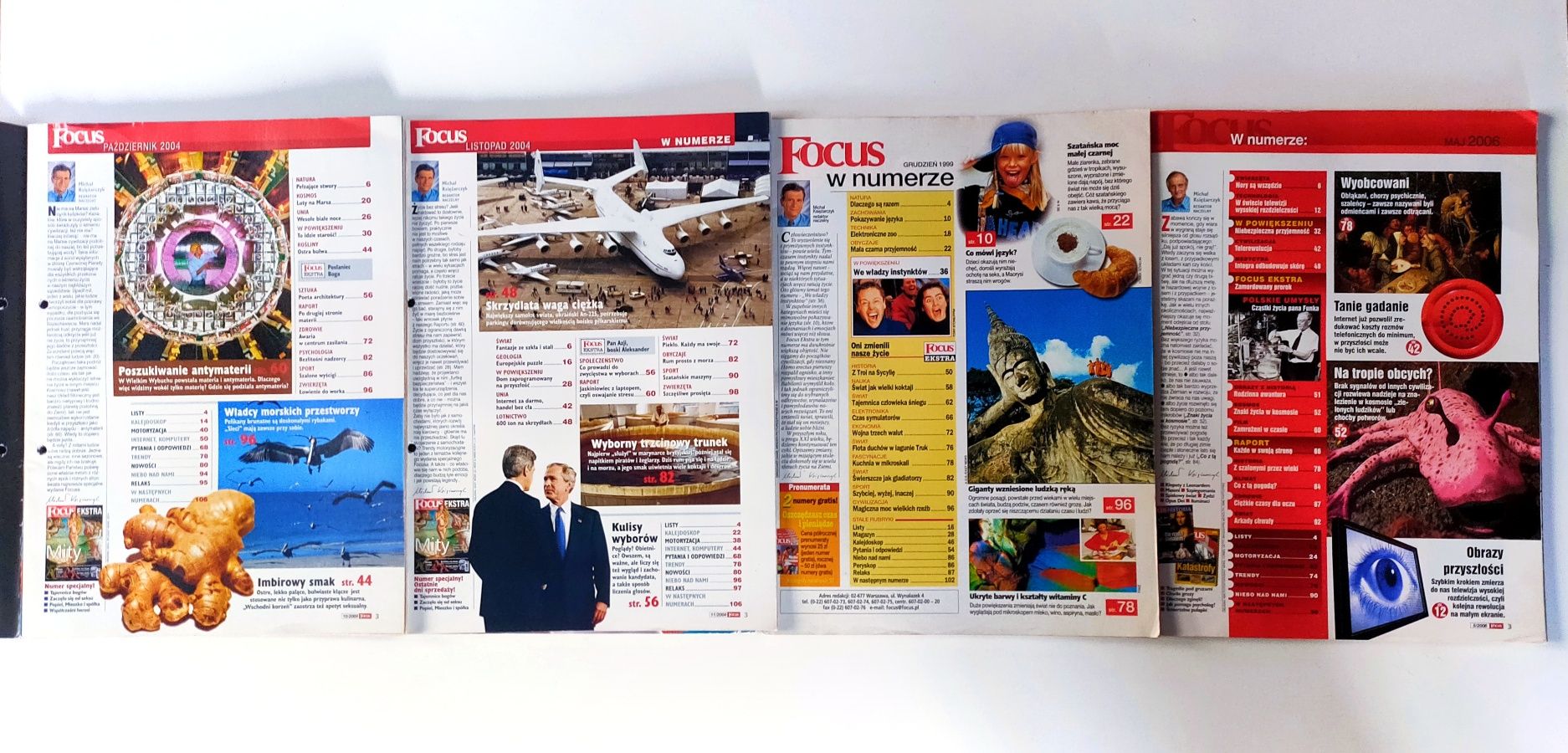 FOCUS 4x gazety "w mocy instynktów; Hazard; Piekło; Mars do zdobycia"