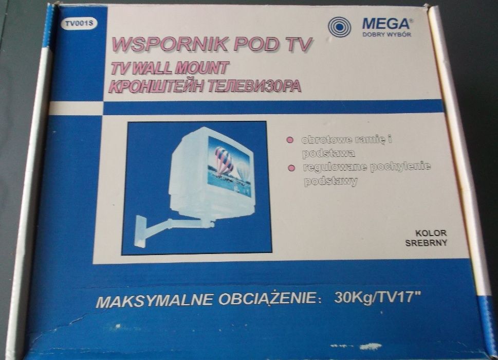 Wspornik przegubowy Podstawa pod TV Telewizor Kolumny Monitor MEGA