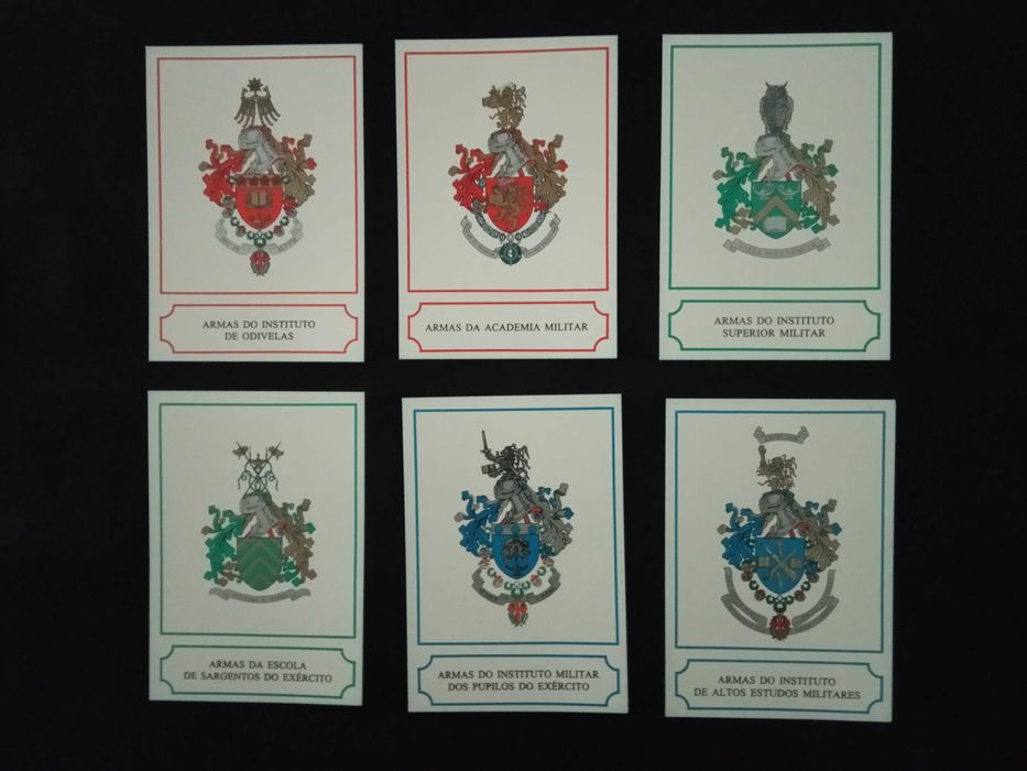 Brasões de Armas do Exército Português - calendários 1994