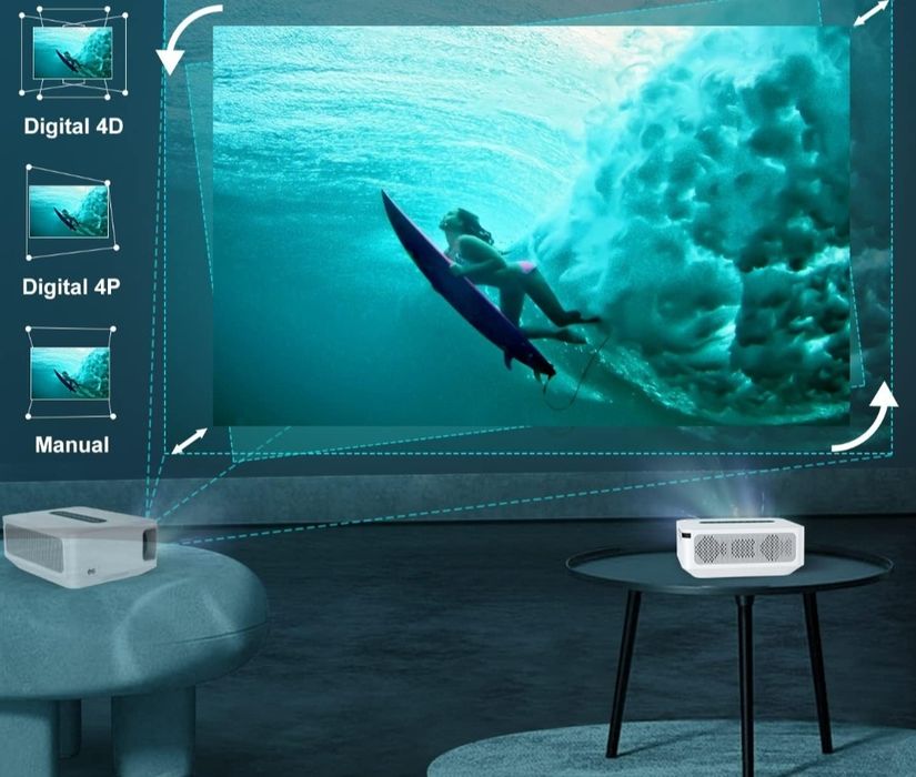 Мультимедійний проектор Xgody X1 з підтримкою 4K, 5G WiFi та Bluetooth