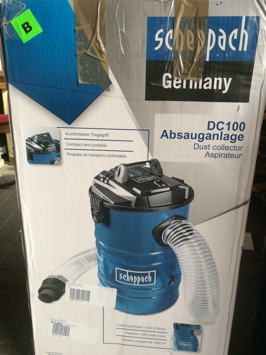 Odciąg wiórów odkurzacz warsztatowy Scheppach DC100