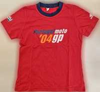 T-Shirt de Criança Unissexo, Portugal Moto GP, Nova