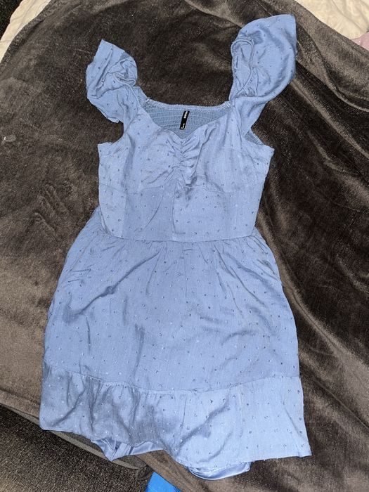 Сукня-комбінезон, блакитна