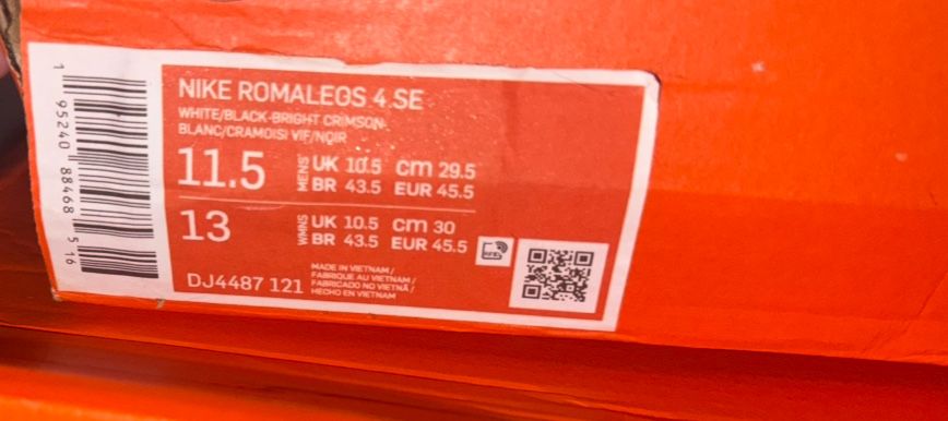 Штангетки NIKE ROMALEOS 4 SE / тяжелая атлетика, пауэрлифтинг