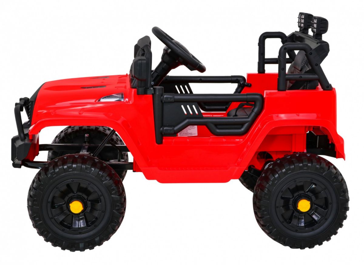 Autko Jeep Dark Night na akumulator Czerwony