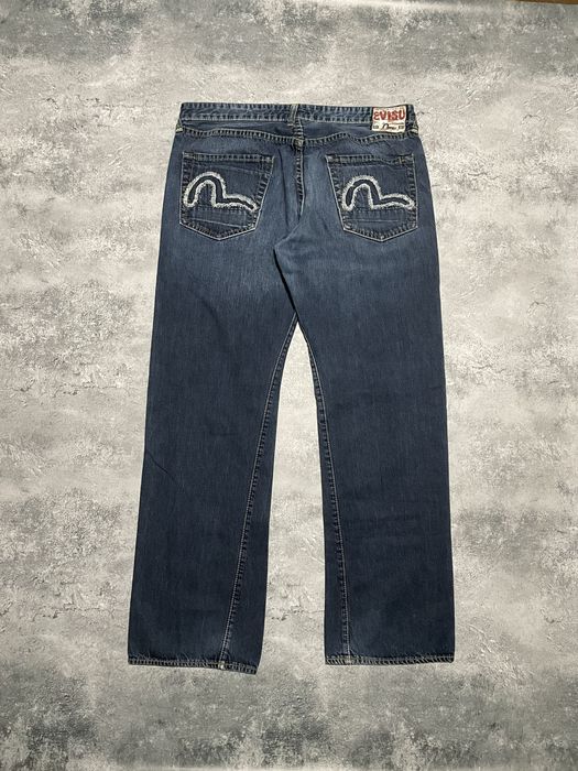 Джинси вінтажні евісу evisu jeans vintage 38/34 розмір