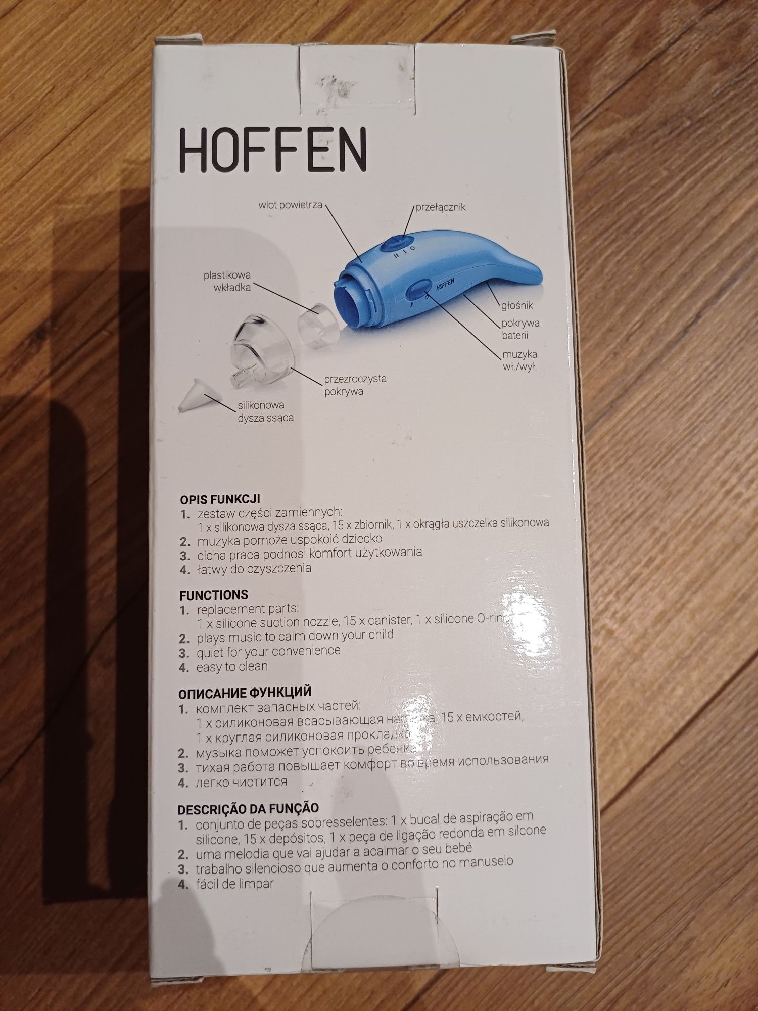 NOWY! Aspirator do nosa delfinek Hoffen