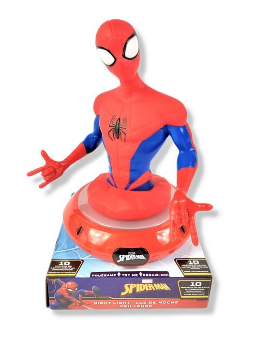 Lampka Nocna Dla Dziecka Figurka 3D Spiderman