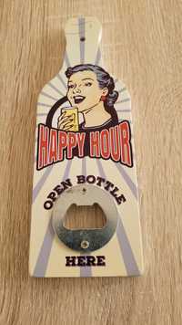 Otwieracz do butelek do piwa WALENTYNKI prezent Happy hour open HERE