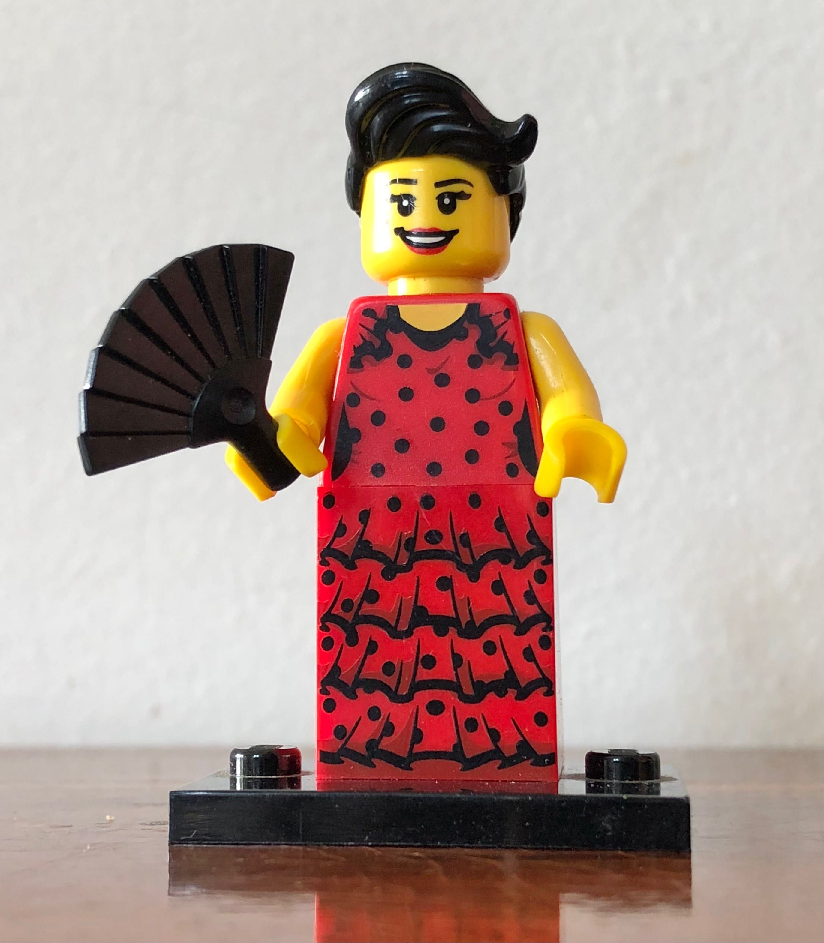 LEGO figurka mini Flamenco Dancer col06-6 col086 tancerka seria 6 8827