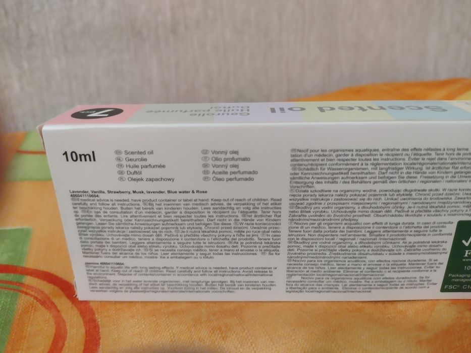 Olejki zapachowe 7x 10 ml