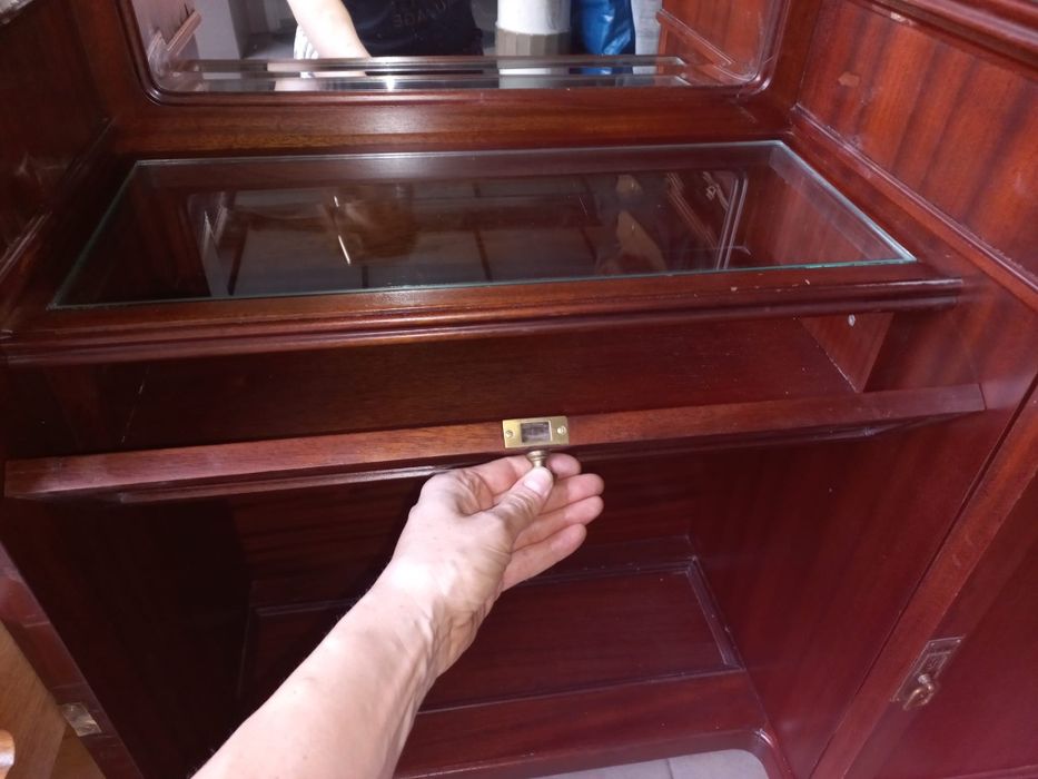 Toaletka zabytkowa, antyk, kryształowe lustra,  transport w Poz. grati
