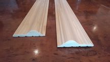 Listwa przyścienna ozdobna drewniana opaska 18x70 mm