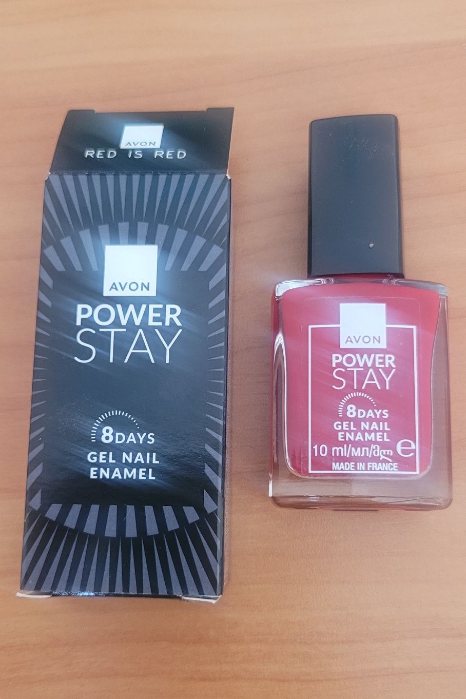 Żelowy lakier do paznokci Powerstay Red is Red Avon