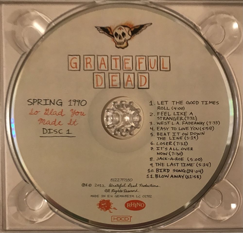 Фірмовий CD Grateful Dead Spring 1990•So Glad You Made It”