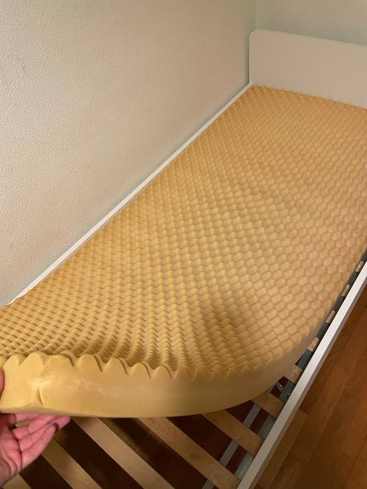 Cama solteiro IKEA 90x200 cm com estrado LURÖY - DESMONTADO