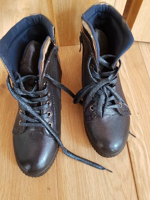 Buty snickersy 38 ciemny granat, 24,5cm