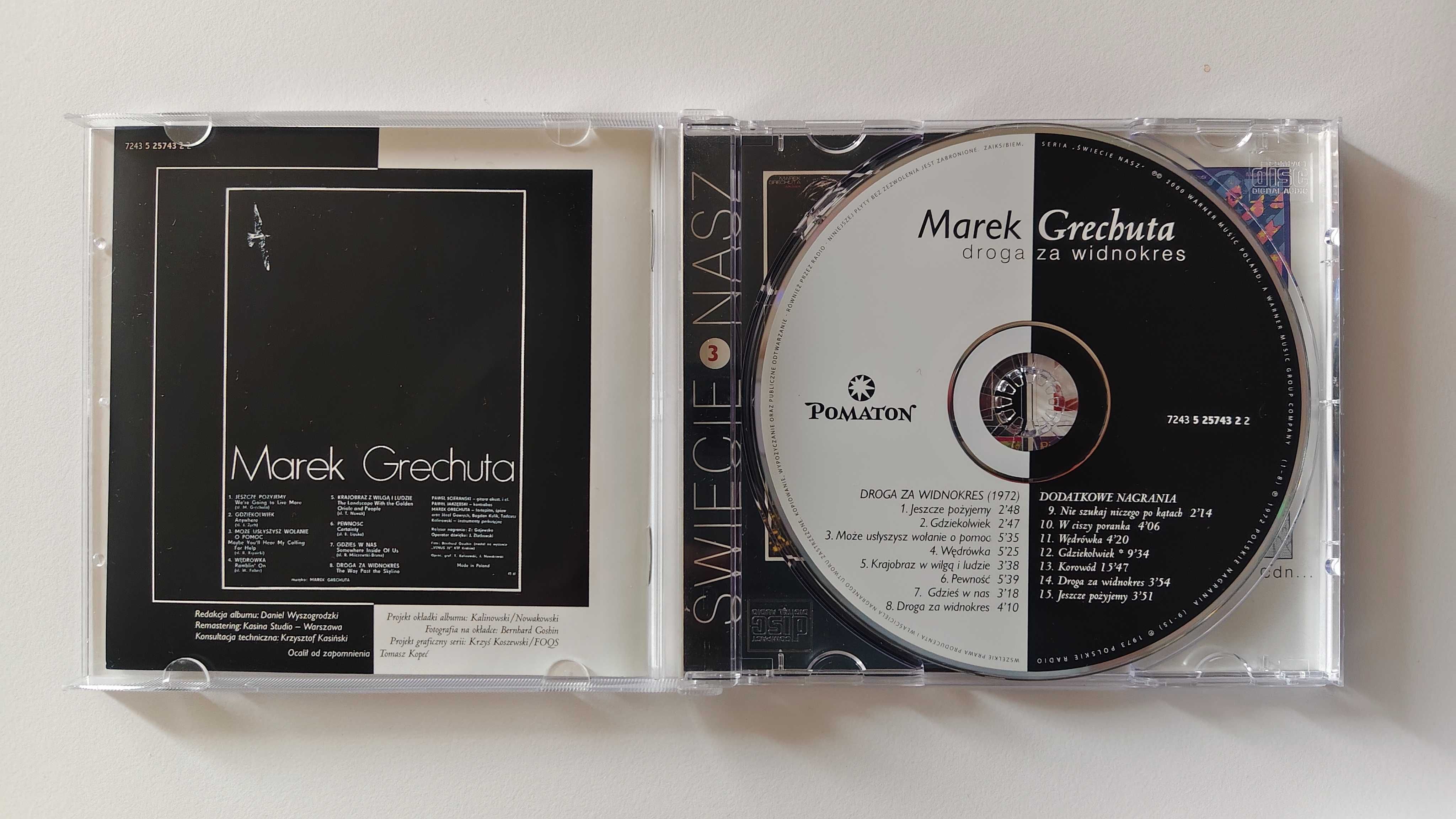Marek Grechuta Droga za widnokres cd - wydanie 2000, remaster, bonusy