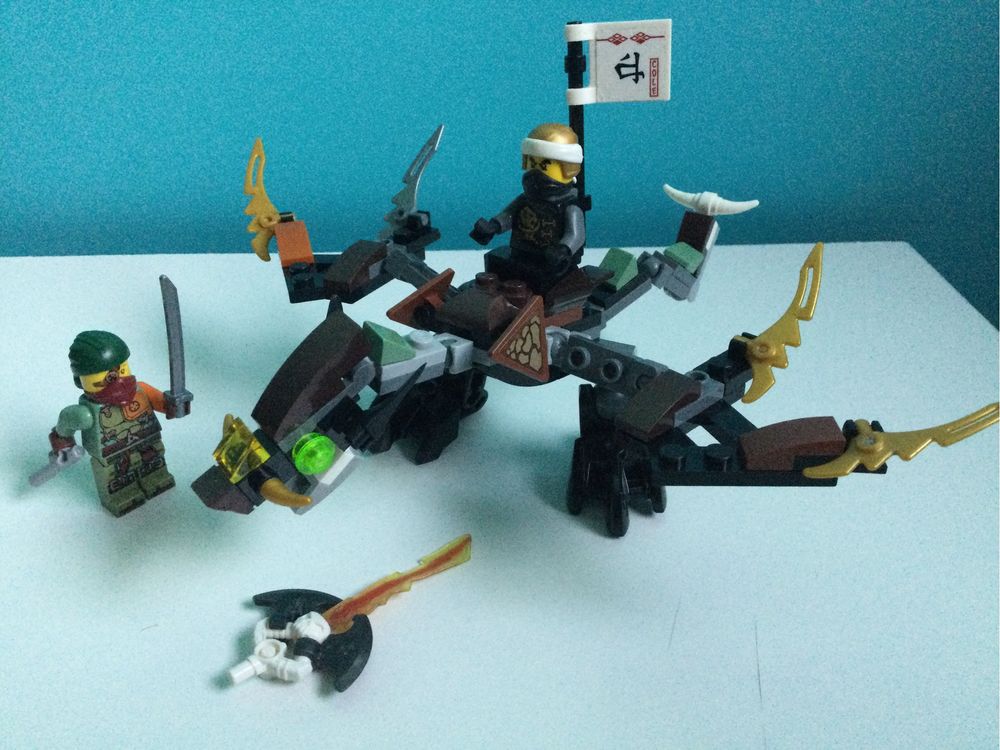 Lego Ninjago 70599 SMOK COLE’a 2 figurki broń