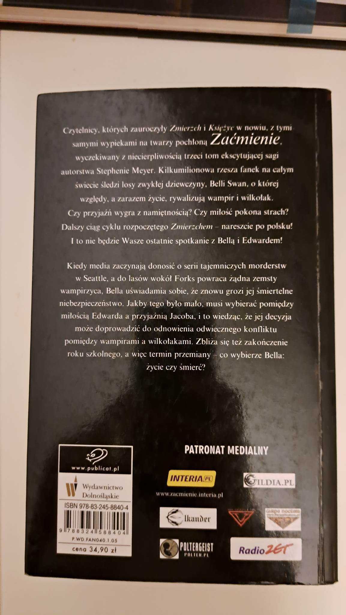 Książka Zaćmienie Stephenie Meyer - saga Zmierzch