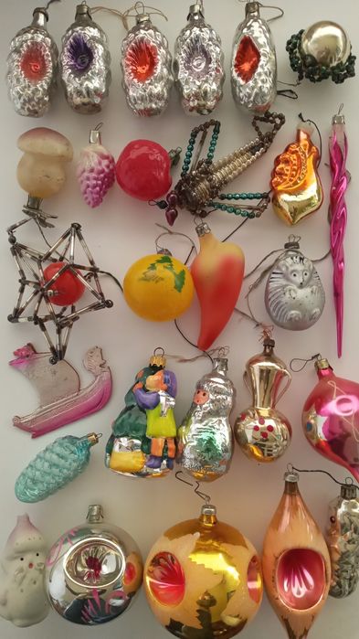 Елочные  игрушки  ссср  фонарики сюрпризницы