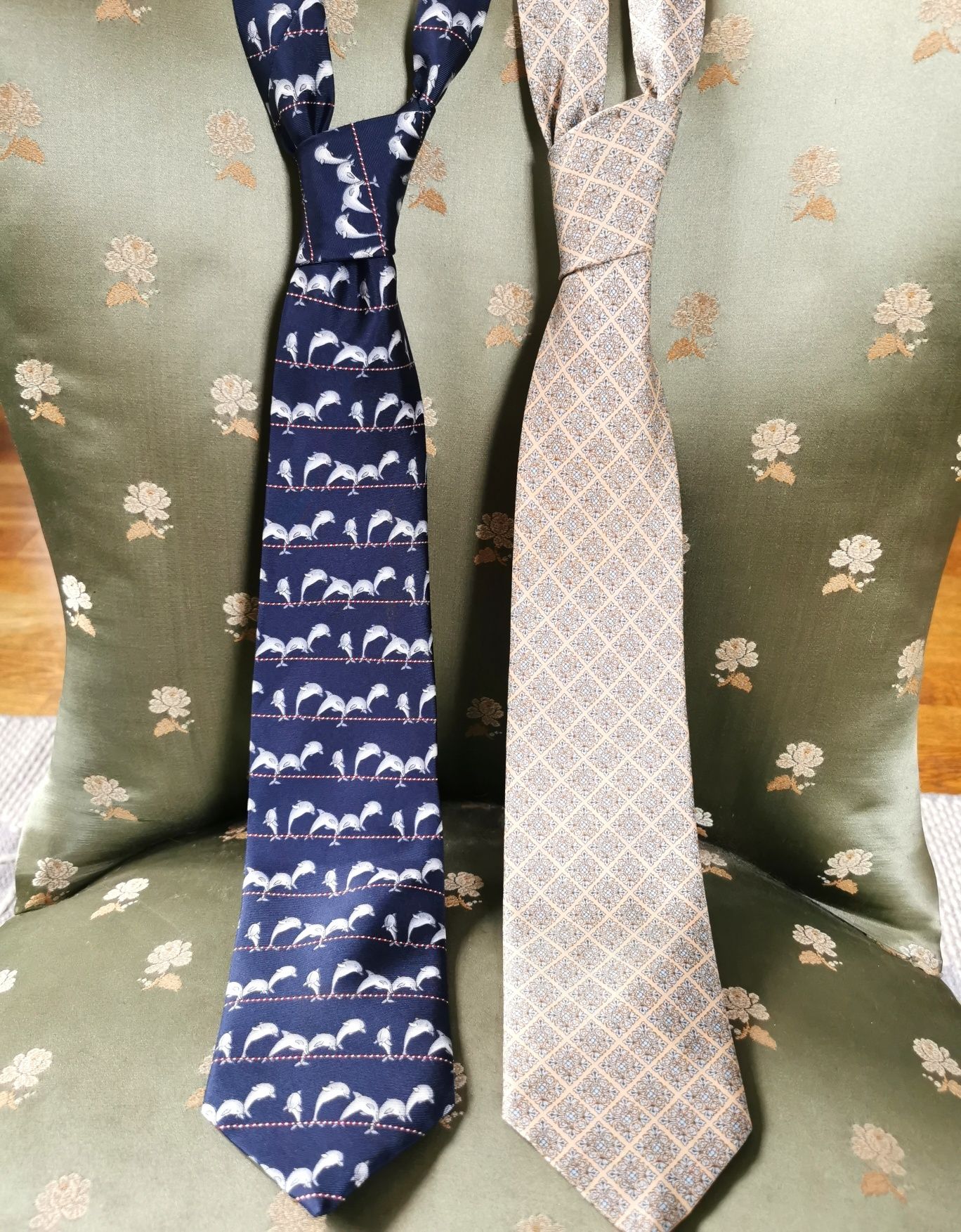 2 x Krawat Marks & Spencer jesdwab 100%