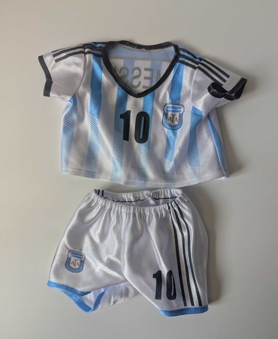 Плюшевий медвідь футболіст/ м'яка іграшка/ подарунок футболісту/ 35 см