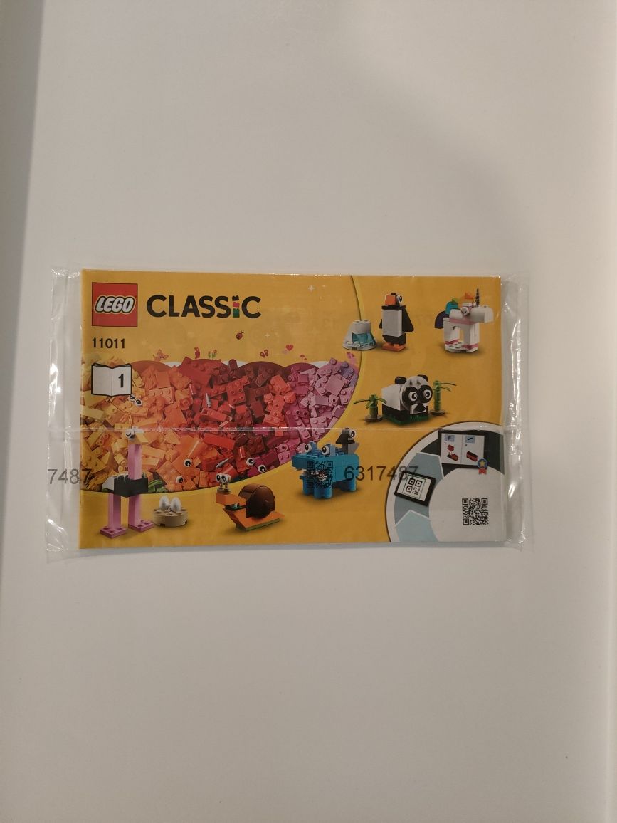 Instrukcja LEGO Classic 11011 Bricks and Animals NOWA 
NOWA w folii