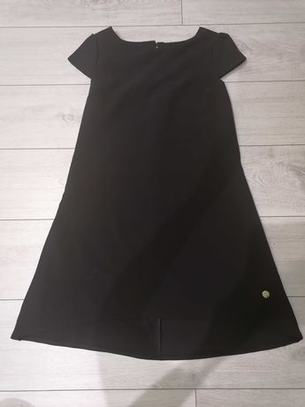 Sukienka asymetryczna mała czarna