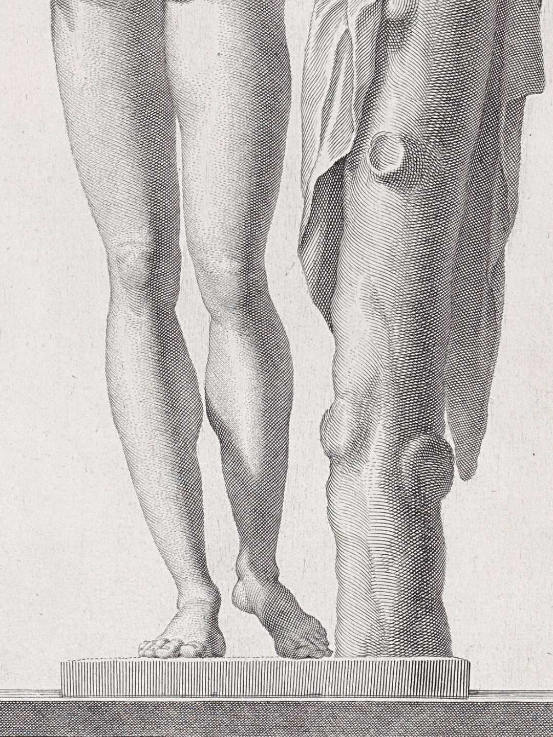 Mitologia Grecka - oryginalny XVIII wieczny staloryt z passe-partout