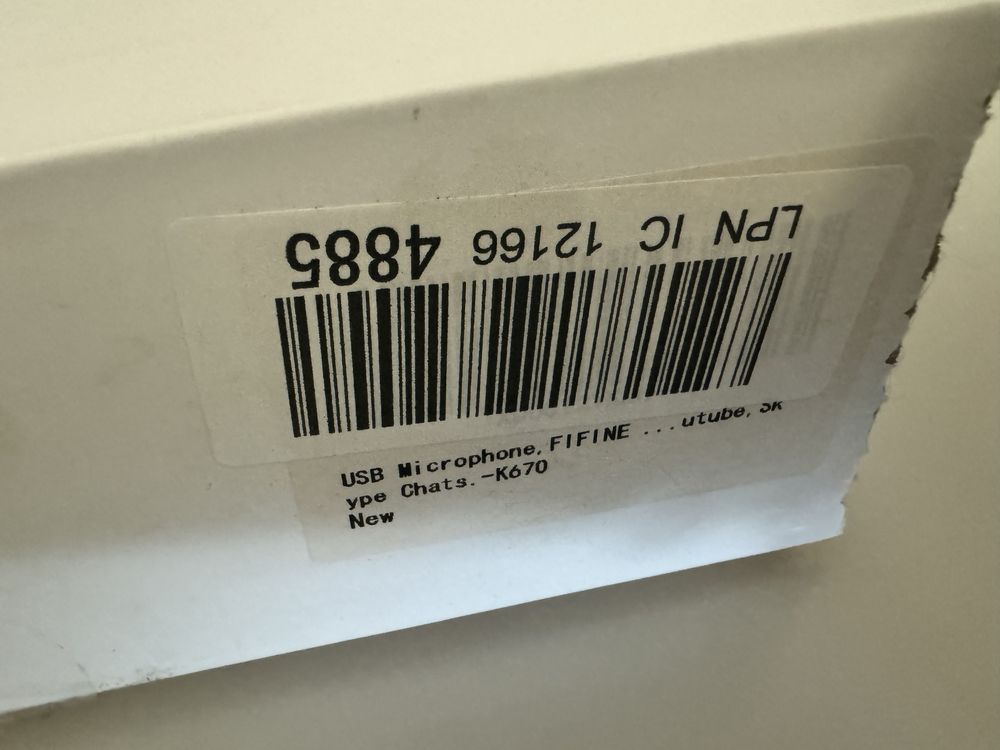 Nowy mikrofon fifine K670