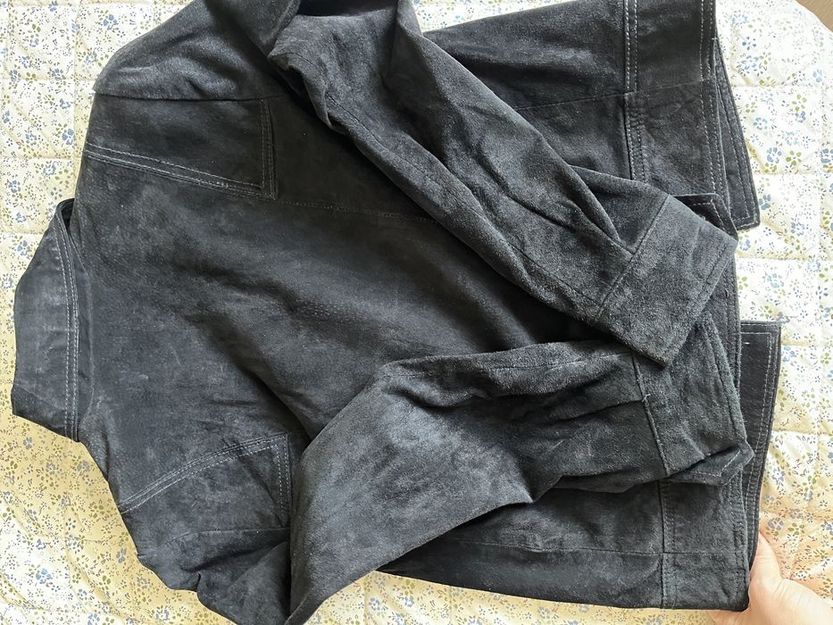 Куртка піджак замшева Zara S XS 100% натуральний замш