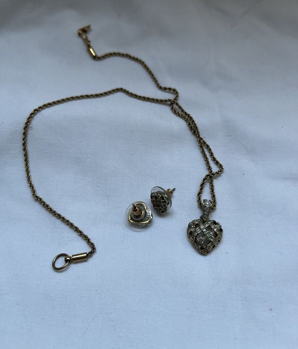 Украшения swarovski оригинал кулон набор