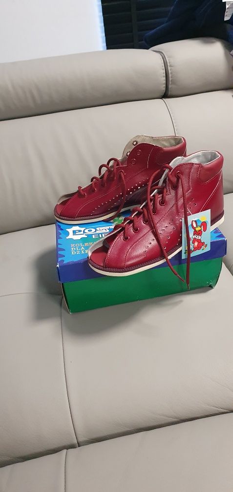 Kapcie sandalki profilaktyczne Postep nowe ze skory 34