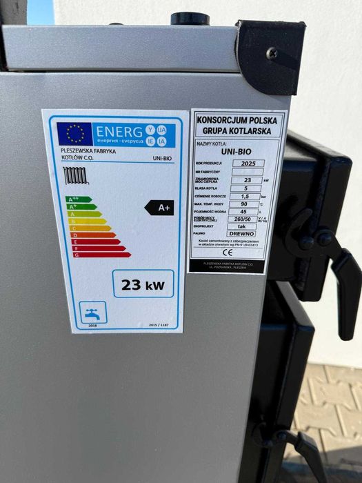 Kocioł 23kW na Drewno Węgiel Kotły Piec Zasypowy PRODUCENT