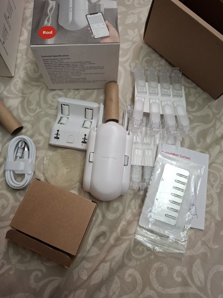 Двигатель для штор switchbot curtain rod