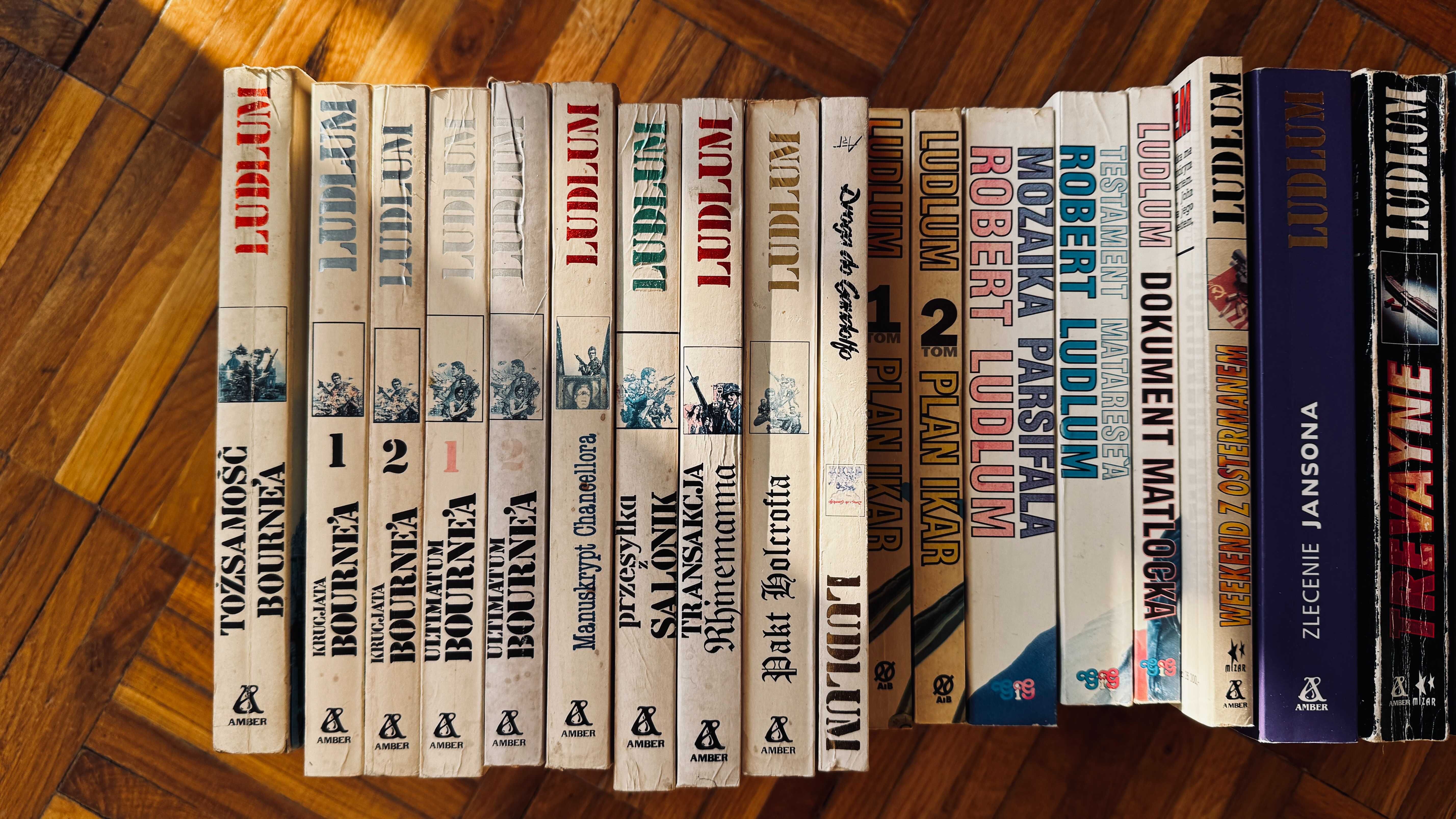 Zestaw nr 1 - Robert Ludlum 23 książki: Tożsamość Bourne'a, ...