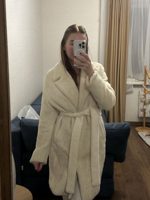 Еко шубка довга під альпаку