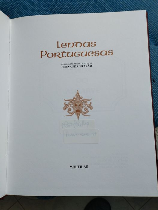 Coleção de 6 livros "Lendas Portuguesas" da autora Fernanda Frazão