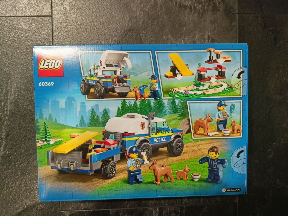 2x LEGO City - 60326 Piknik w parku i 60369 Szkolenie psów policyjnych