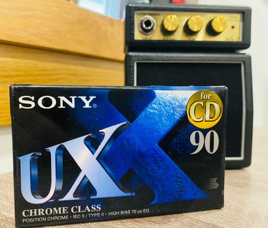 Cassetes de áudio selada - nova Sony UX 90 (preço 10x unidades)