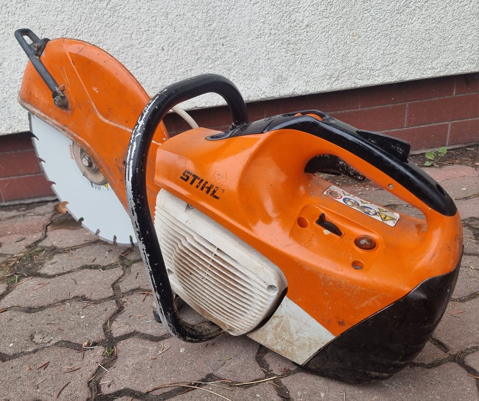 STIHL TS 420 przecinarka do stali i betonu Nowa Tarcza gotowa do pracy