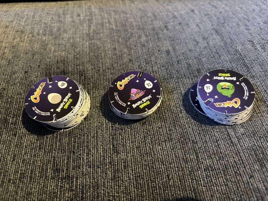 53 Tazos Angry Birds Space Chipicao