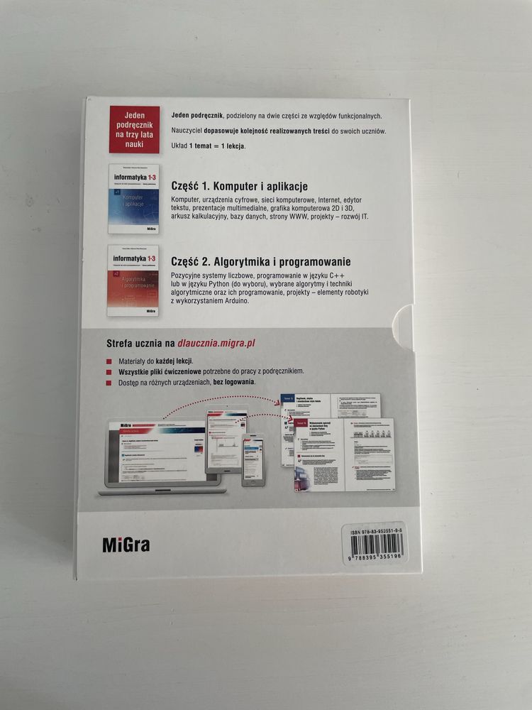 Podręcznik z informatyki klasa 1-3 MiGra